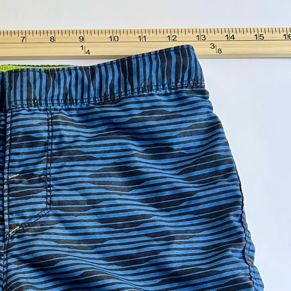 North Face Swim Board Shorts Adjustable Waist Trunks Quick Dry Blue Size 10/12 - Picture 3 of 9